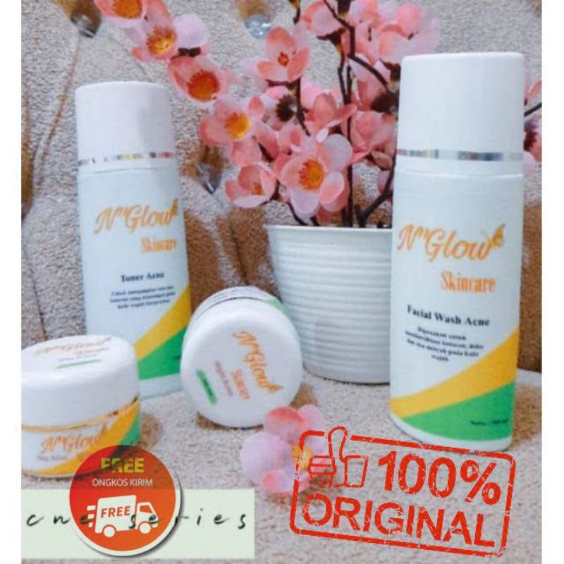 N'glow skincare Original berkualitas Bpom