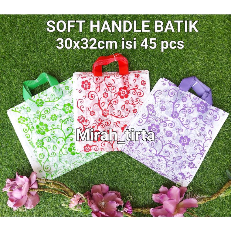 BATIK 30X32CM KANTONG SH SOFTHANDLE BATIK 30X32CM . KANTONG PLASTIK SH . KRESEK BATIK. KANTONG KRESE