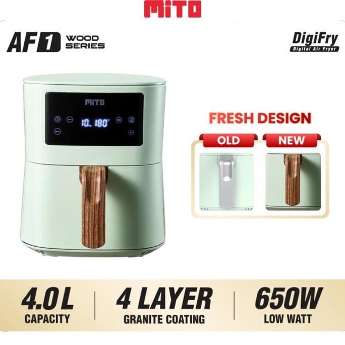 TERMURAH MITO AF1 Digital Air Fryer 4 Liter Low Watt - AirFryer DigiFry AF 1 /PERALATAN MASAK SET/PA
