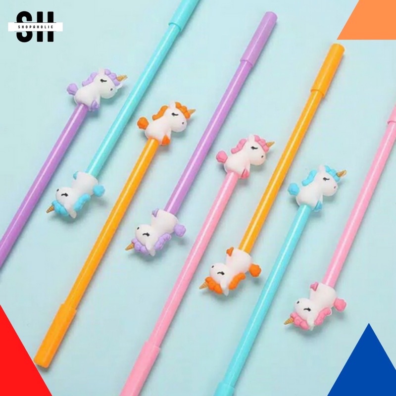 

Pulpen karakter unicorn lucu