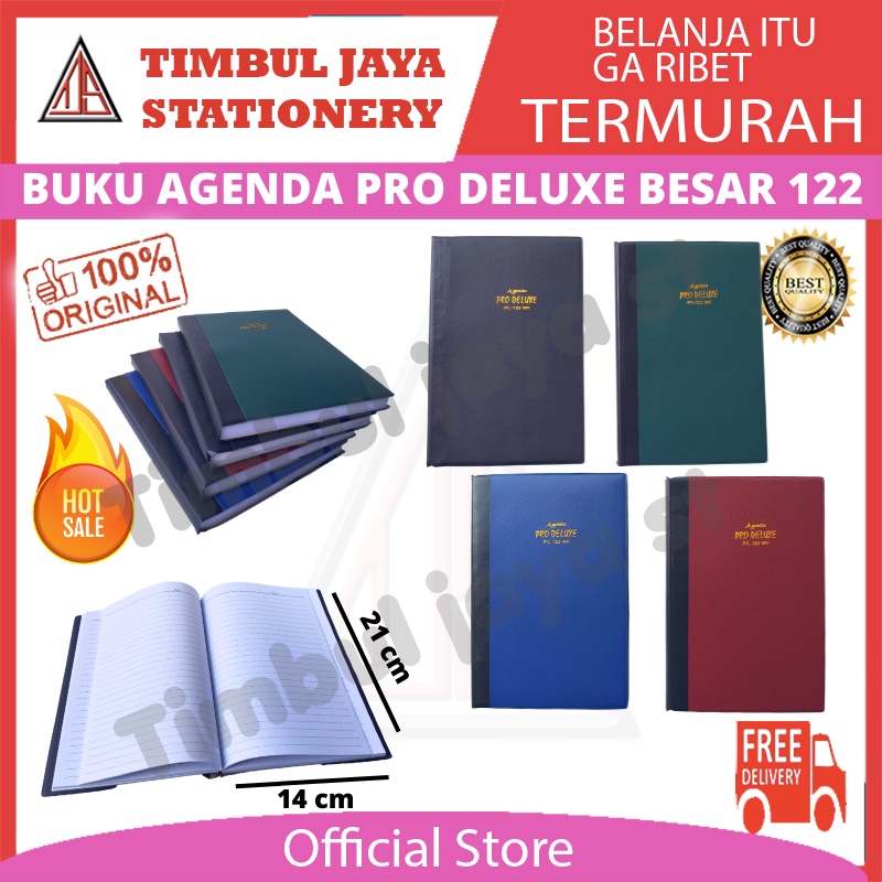 

TJS Buku agenda kerja catatan tebal executive aesthetic Agenda Notebook kulit agenda planner pro deluxe PC-120-2WK