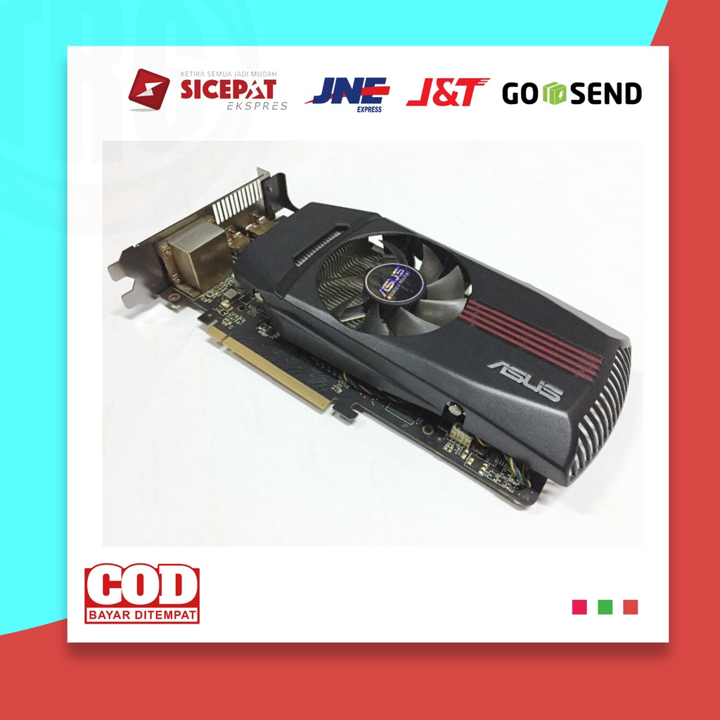 vga card murah bekas Radeon HD 6770 merk Asus 1GB DDR5 128bit