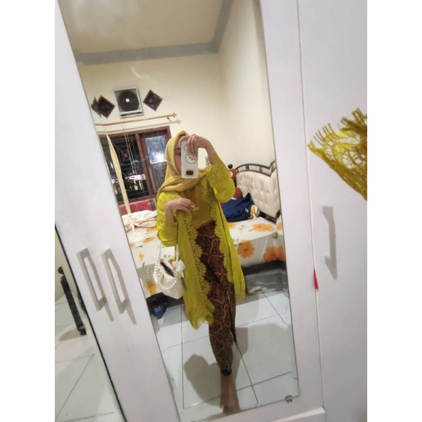 Outer Renda Lace Viscose Atasan Saja