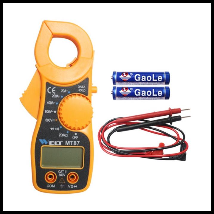 Eelic Dcm-Mt87 Digital Clamp Meter Ac / Dc Portable Tang Ampere Mini M