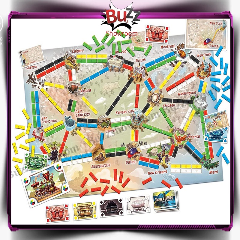 Ticket to Ride: First Journey board game