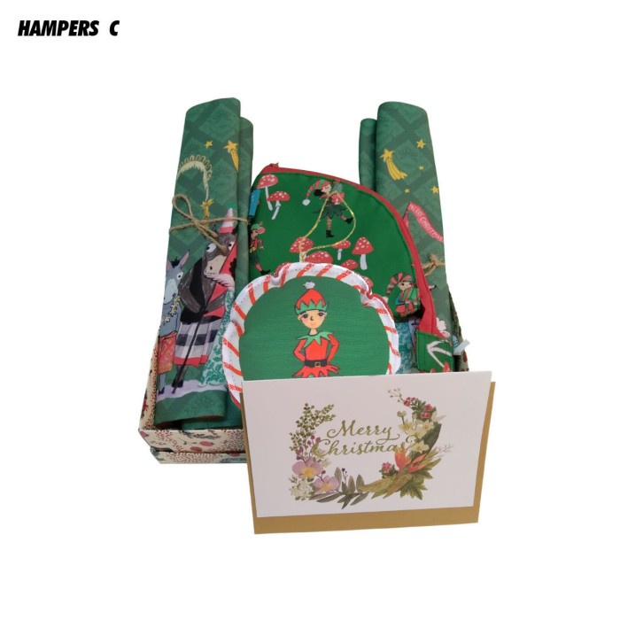 

PROMO Christmas Miracle Hampers Natal / Kado Natal / Kamalika Artprints - HAMPERS C