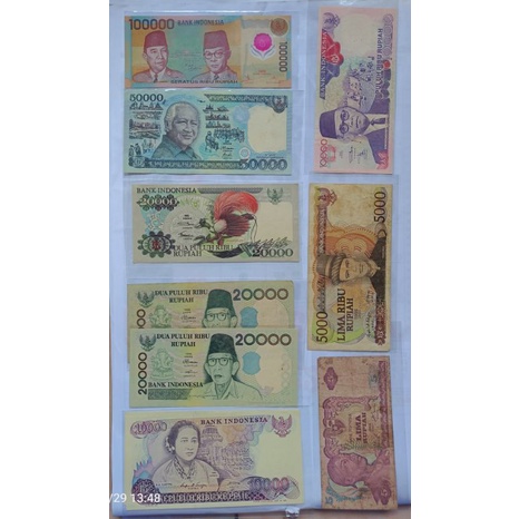 Uang jadul nostalgia campuran