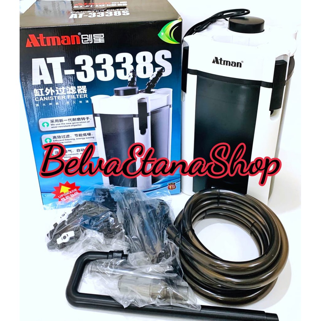 Atman AT-3338S AT 3338 S New Aquarium External Canister Filter Filter Luar Aquarium Aquascape