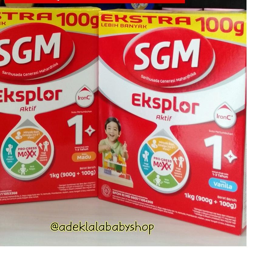 

SALE✅SGM Eksplor 1+ MADU/VANILA 900 gram|RA6