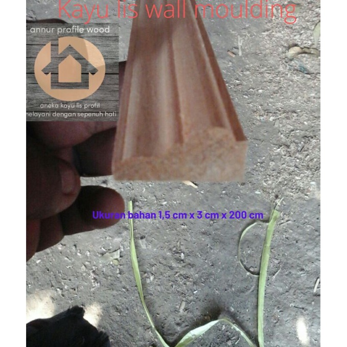kayu lis wall moulding
