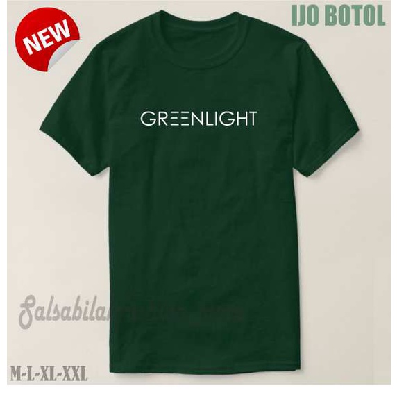 Kaos pria distro greenlight better ada 8 warna basic kaos pria distro