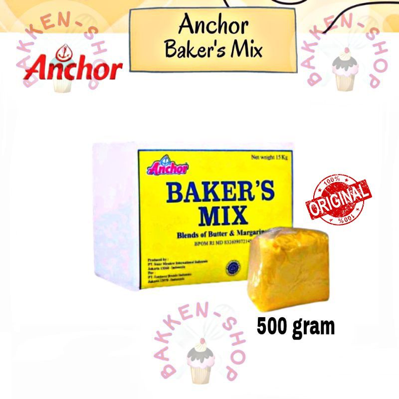 

Anchor Baker's Mix/Mentega Margarine Anchor 500gr