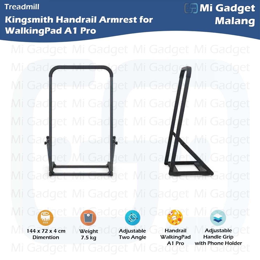 Kingsmith Handrail For WalkingPad A1 PRO Armrest Treadmill