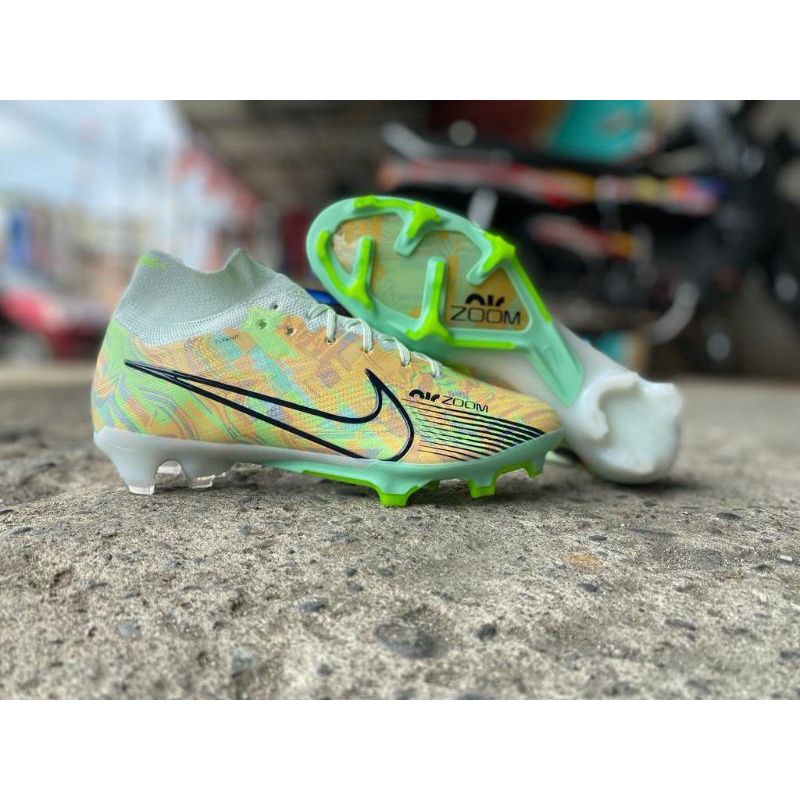 NANDA STORE - Soccer Nike Air Zoom Mercurial Superfly IX Elite FG - Barely Green