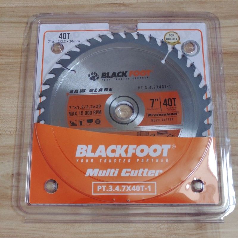 Blackfoot Saw Blade 7x40T / Blackfoot pisaw potong kayu 7x40T