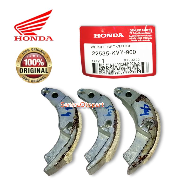 Kampas kopling ganda beat scoopy spacy karbu karburator original hgp 22535kvy900