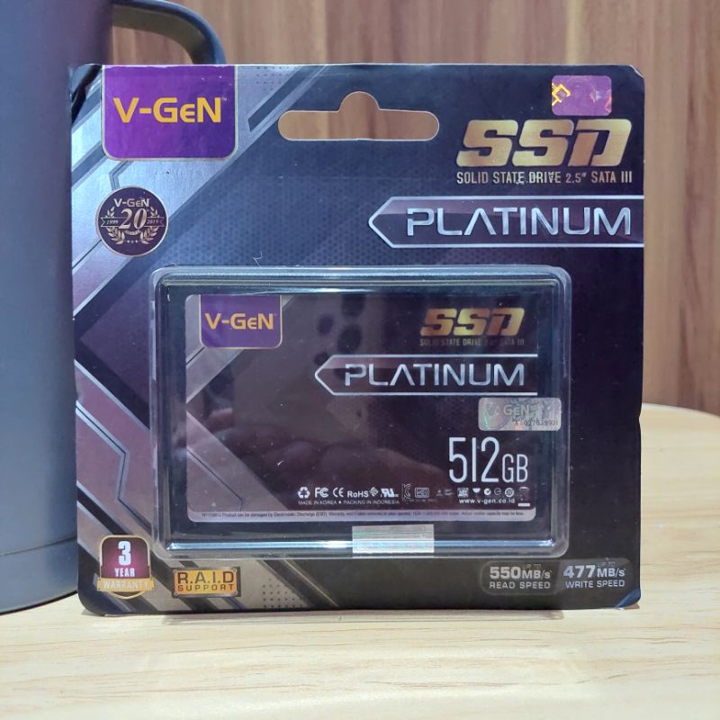 SSD SATA V-GEN 512GB Platinum