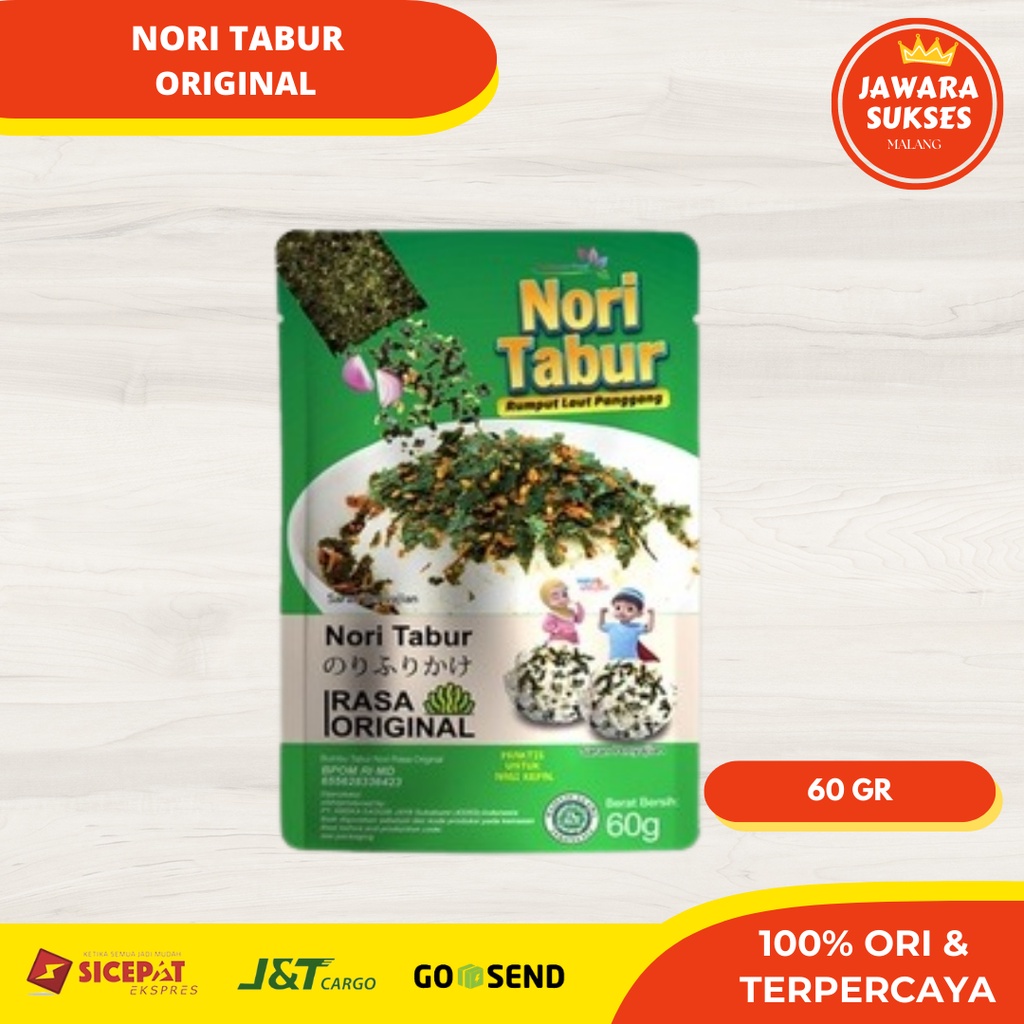 

Nori tabur original /Nori tabur spicy /Nori tabur rasa Sapi 60 gr - NORI RASA SAPI