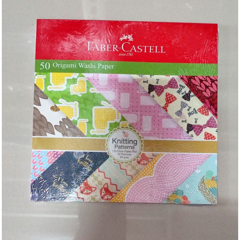 

Kertas Lipat / Origami Motif 15X15 Faber castell 171515 ( 50 Lembar)