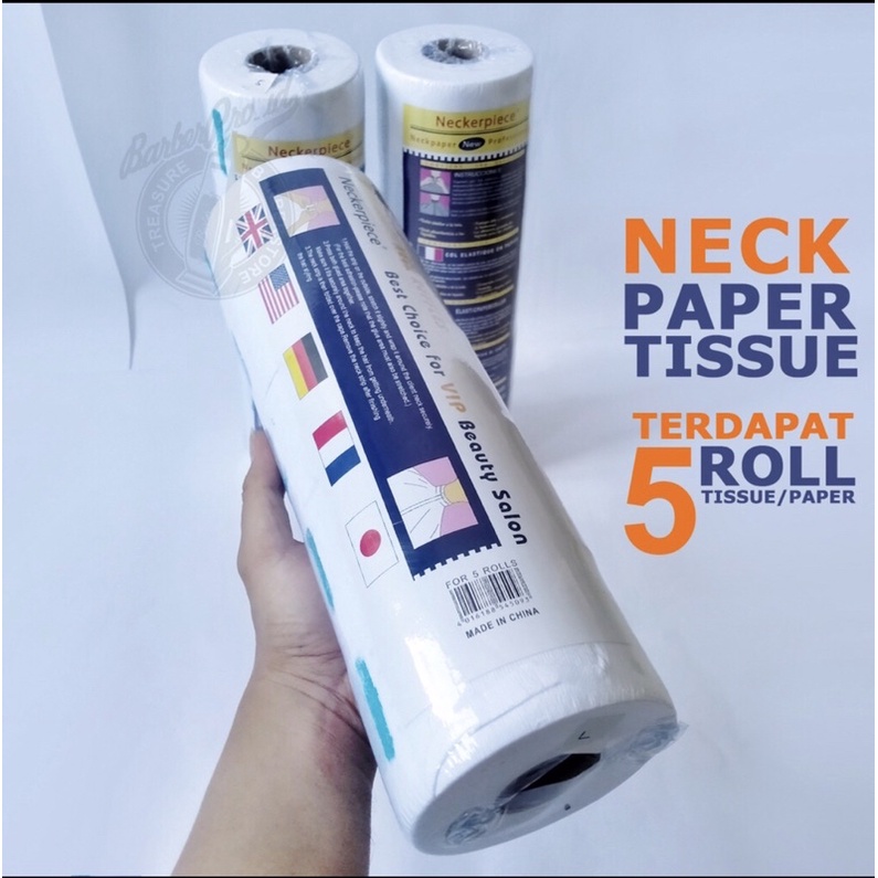 Tisu leher neckpaper barbershop