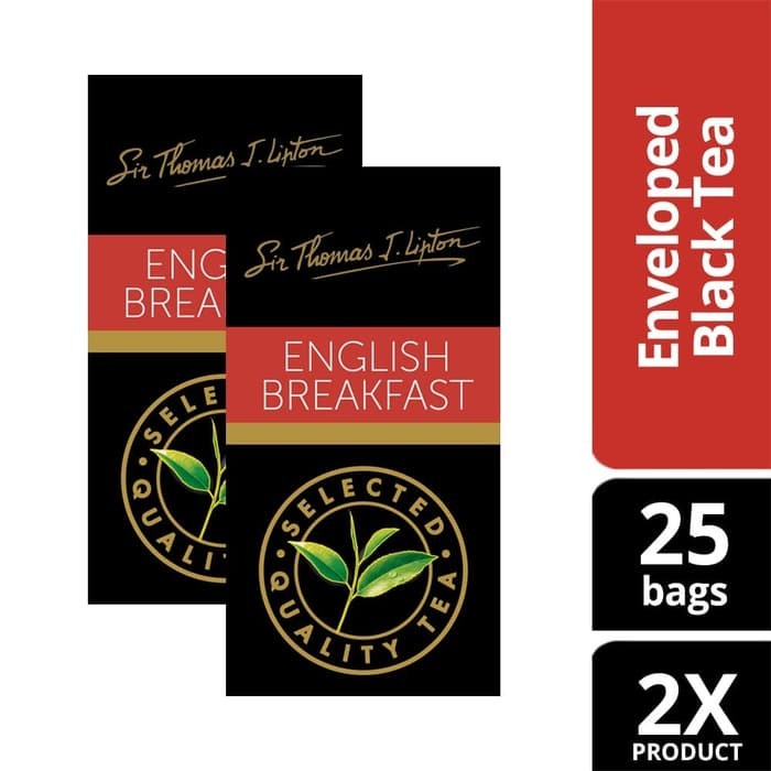 

Lipton English Breakfast Stl 25x2.4g Twin Pack