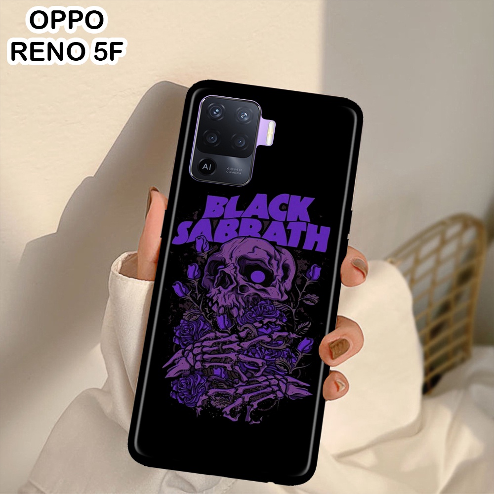 [H48] Case OPPO RENO 5F - Fashion Case BAND METAL - Hardcase Fullprint OPPO RENO 5F TERBARU - Kesing