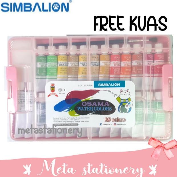 

Cat Air Simbalion Watercolor set 25 warna (WCP-25A) Non COD