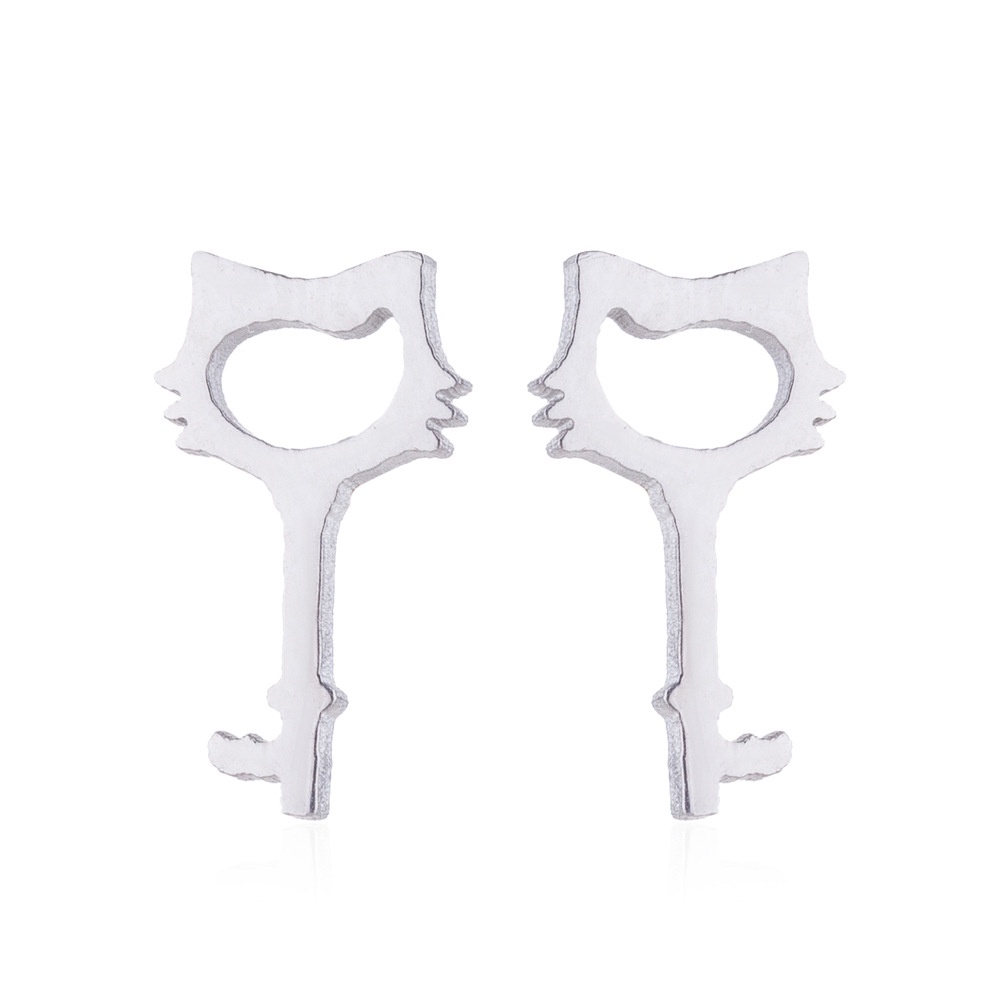 Ins set Kalung Rantai Dengan Liontin Kucing Lucu Untuk Wanita