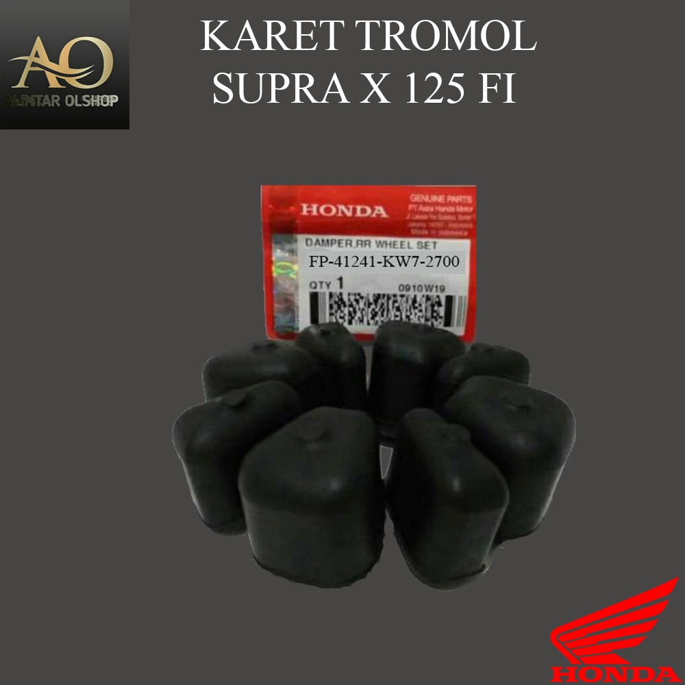 KARET TROMOL SUPRA X 125 FI ORIGINAL FEDERAL/KARET GEAR SUPRA X 125 FI ORI,BLADE NEW/DAMPER SET