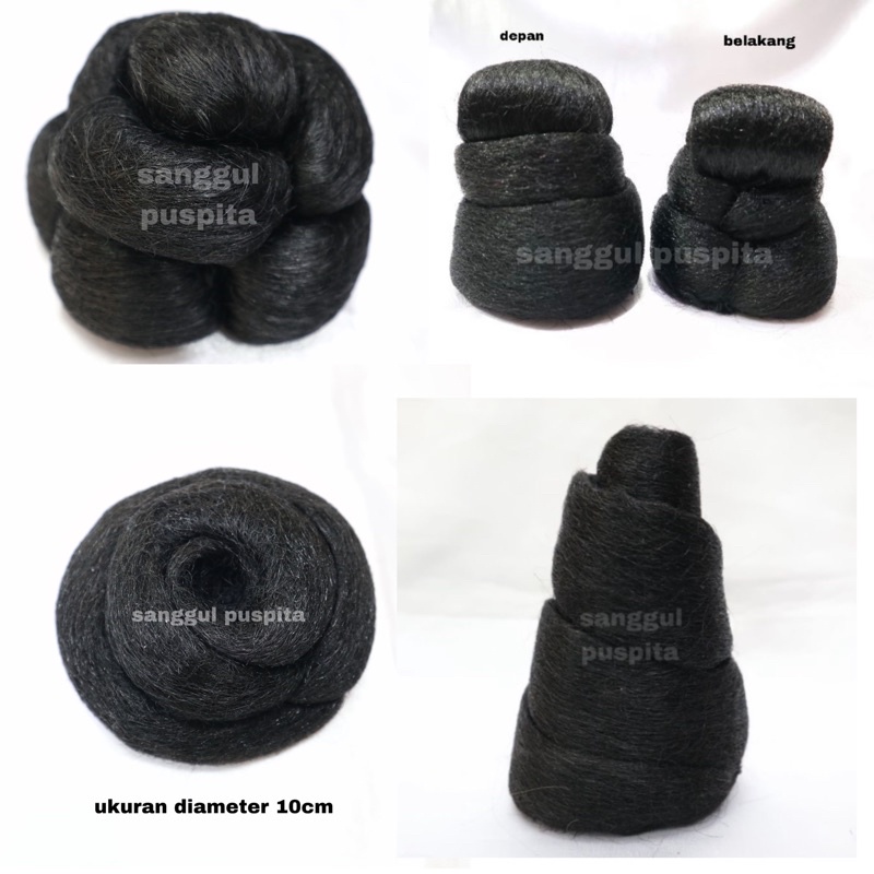 Sanggul Kecil / Sanggul Anak-anak / Sanggul Lilit / Sanggul Majapahit / Sanggul Mawar / Sanggul Topi