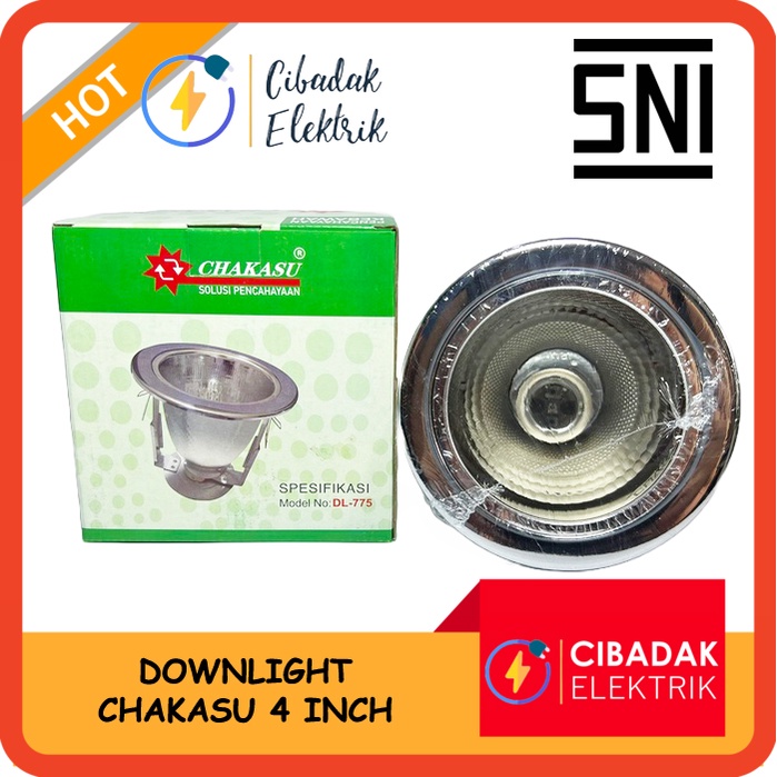 Lampu Downlight 4 Inch / Tempat Lampu Downlight / Chakasu