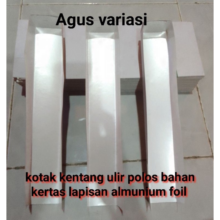 

kertas kentang ulir polos/kotak kertas kentang ulir polos bahan kertas lapisan voil.