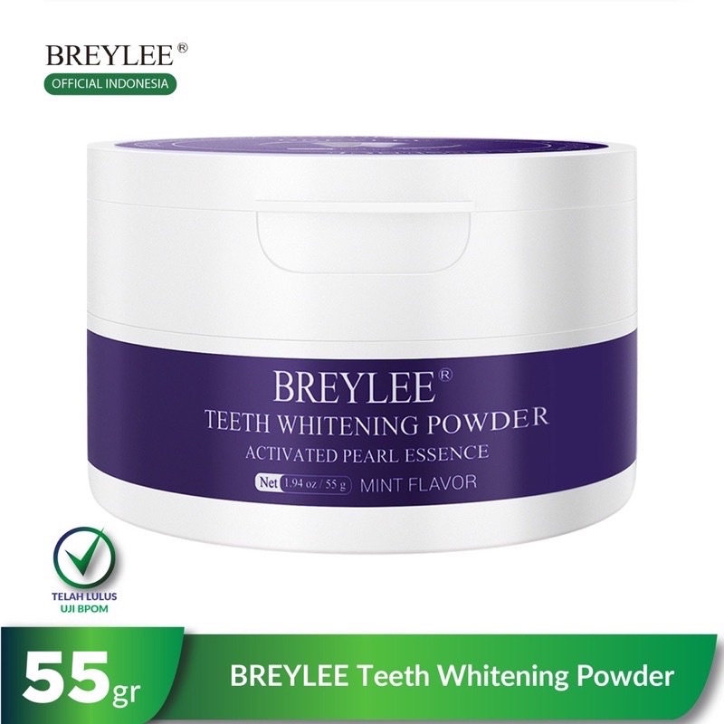 [SIAP KIRIM ORI 100%] BREYLEE Teeth Whitening Powder & Pen - Mencerahkan Gigi - mencerahkan gigi vir