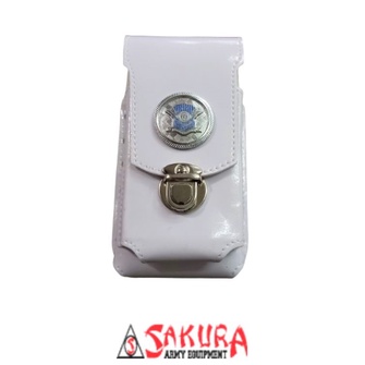 Dompet Hp Sarung Hp Lantas Polri Putih Double Slot Tempat Hp Polisi