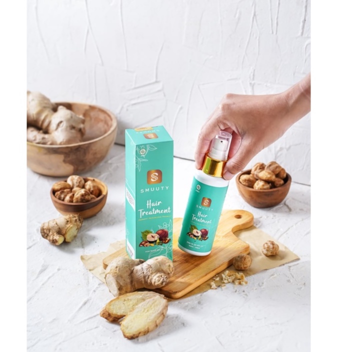 Smuuty Hair Treatmen, Obat Penghilang Uban,Mencegah Rambut Rontok,Anti Ketombe Isi 100ml