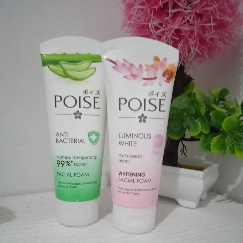 poise facial foam 100 ml