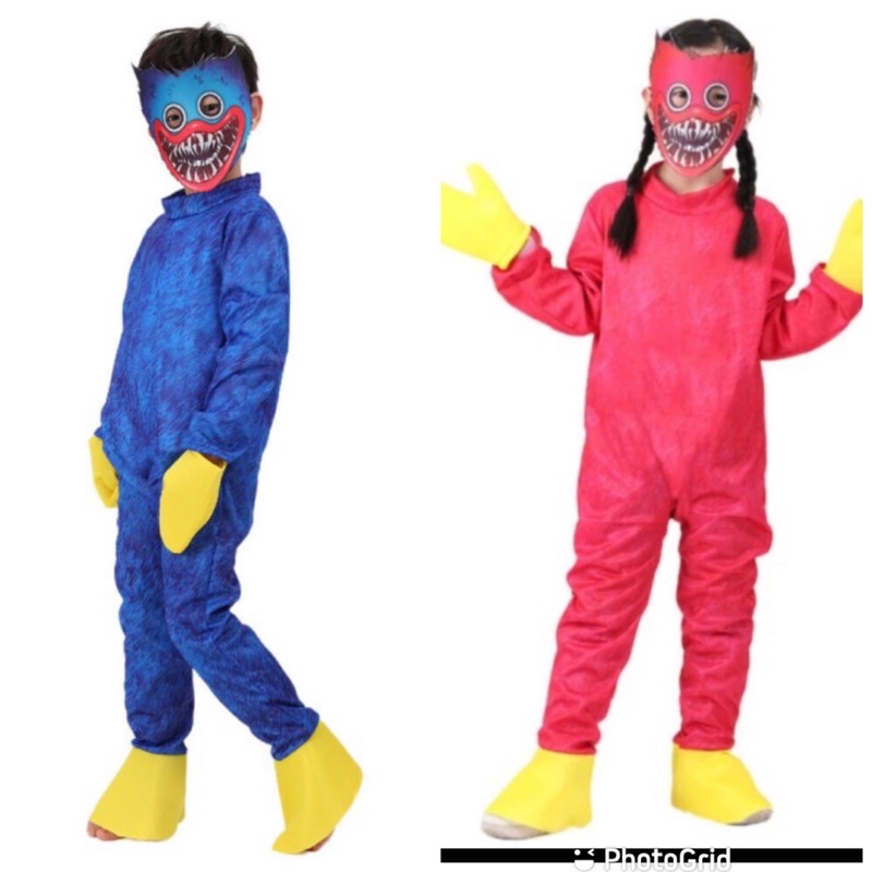 kostum anak mainan game | costume poppy playtime cosplay huggy wuggy