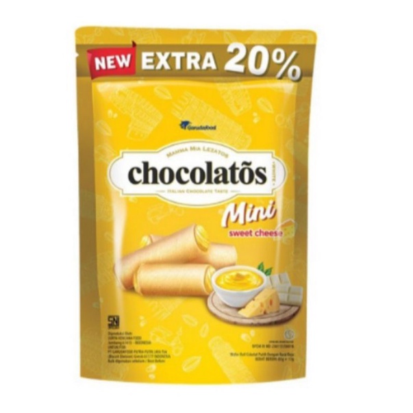 

chocolatos mini cheese in pouch 65 gr