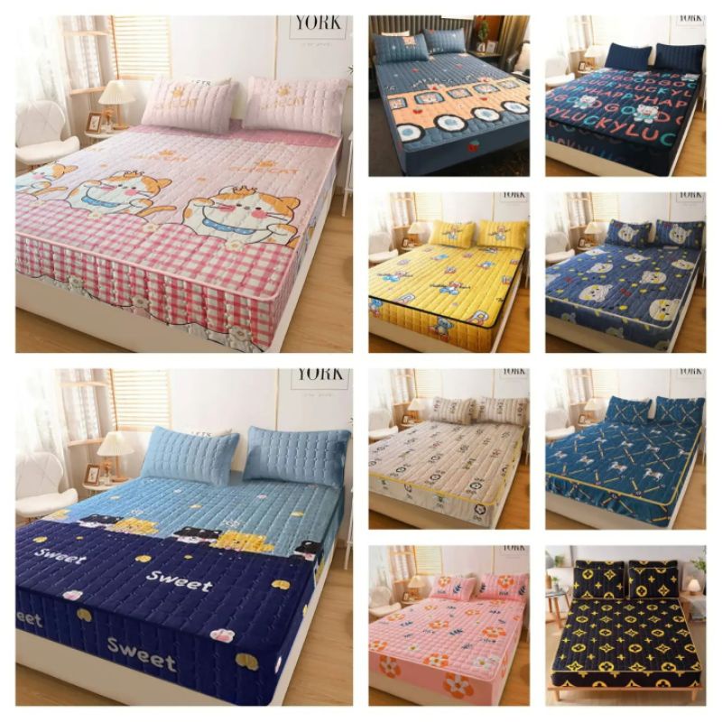 Sprei Waterproofe Import Premium Anti Air Ompol ukuran 160x200 Sprei Sultan