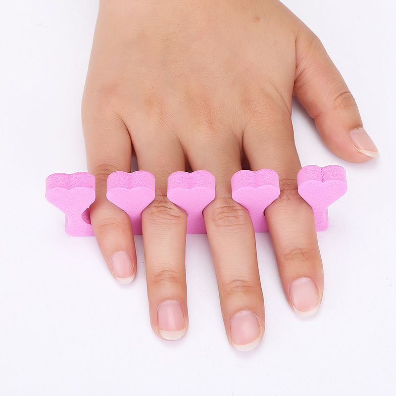 KMN (2pcs) 1set Spons Pembatas Jari Tangan Kaki Sekat Jari Kaki Tangan Toe Seperator Nail Art Manicure Pedicure