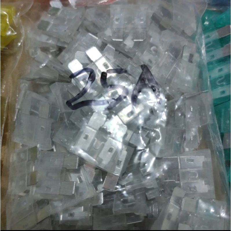 Sekring tancap fuse tancap mobil 1kotak 100pcs 5a 10a 15a 20a 25a 30a