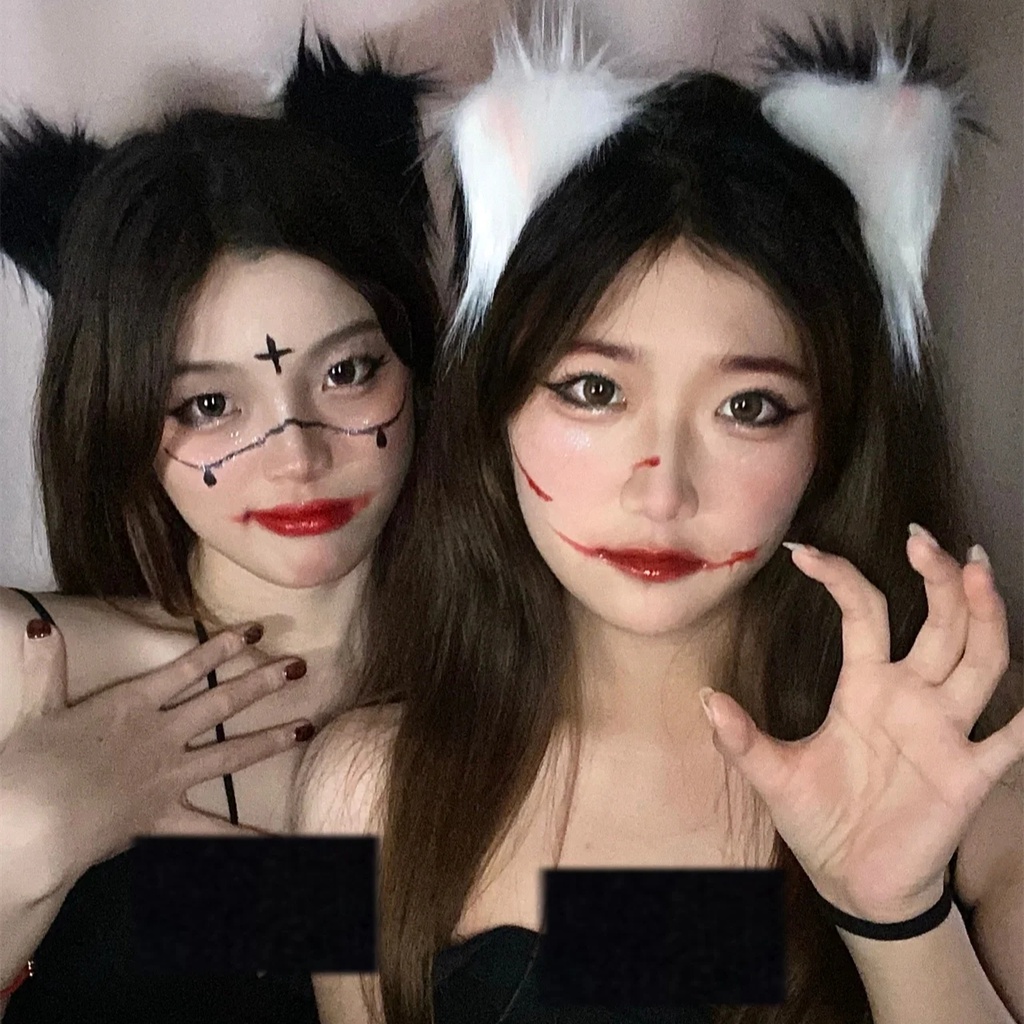 Women Cosplay Furry Ear Dog Headband 8524