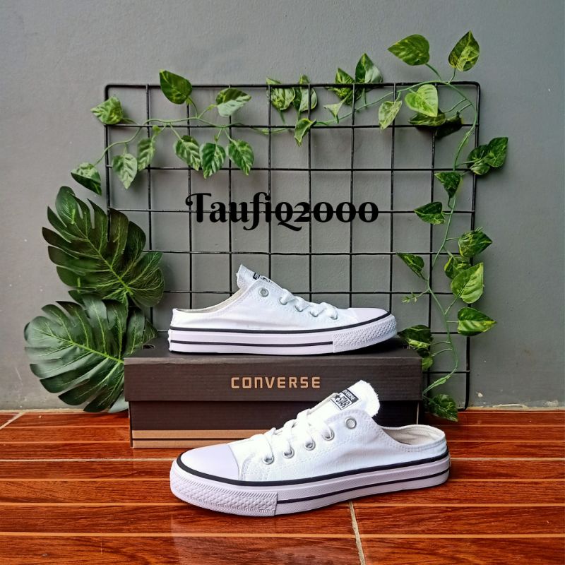 Sepatu Converse All Star Sneakers Combinasi warna Putih
