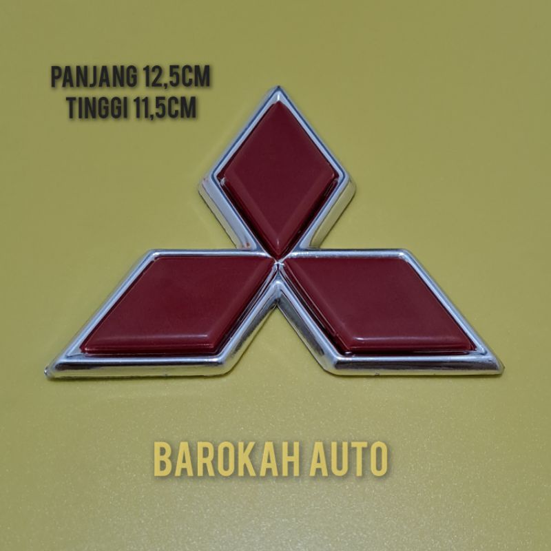 Emblem Logo Mitsubishi Tiga Berlian Mobil Truck Canter