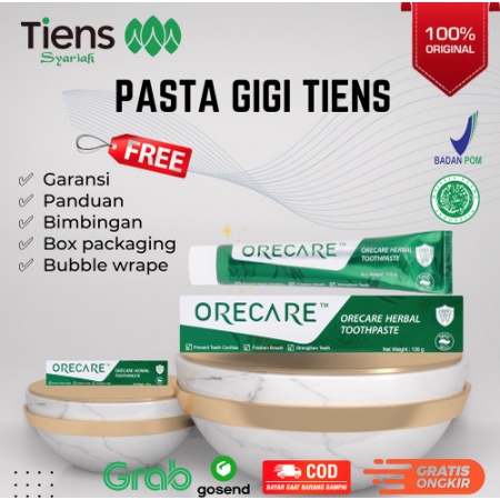 PASTA ODOL GIGI ORECARE TIENS TIANSHI PENUMBUH DAN PEMUTIH GIGI ORIGINAL ORI HERBAL PENGHILANG PEMBE