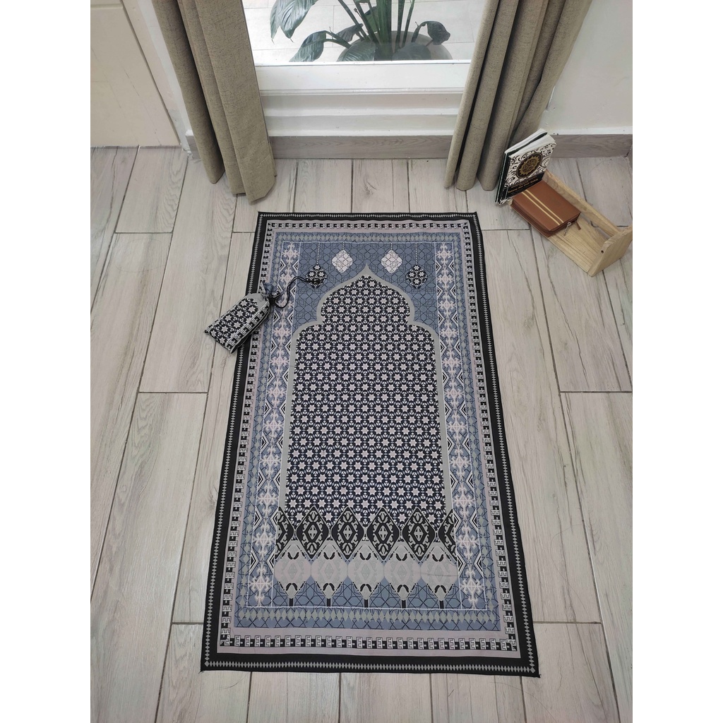 Sajadah Travel JUMBO Tas Serut | Masjid series | Suvenir Sajadah Travel | Sajadah Umroh