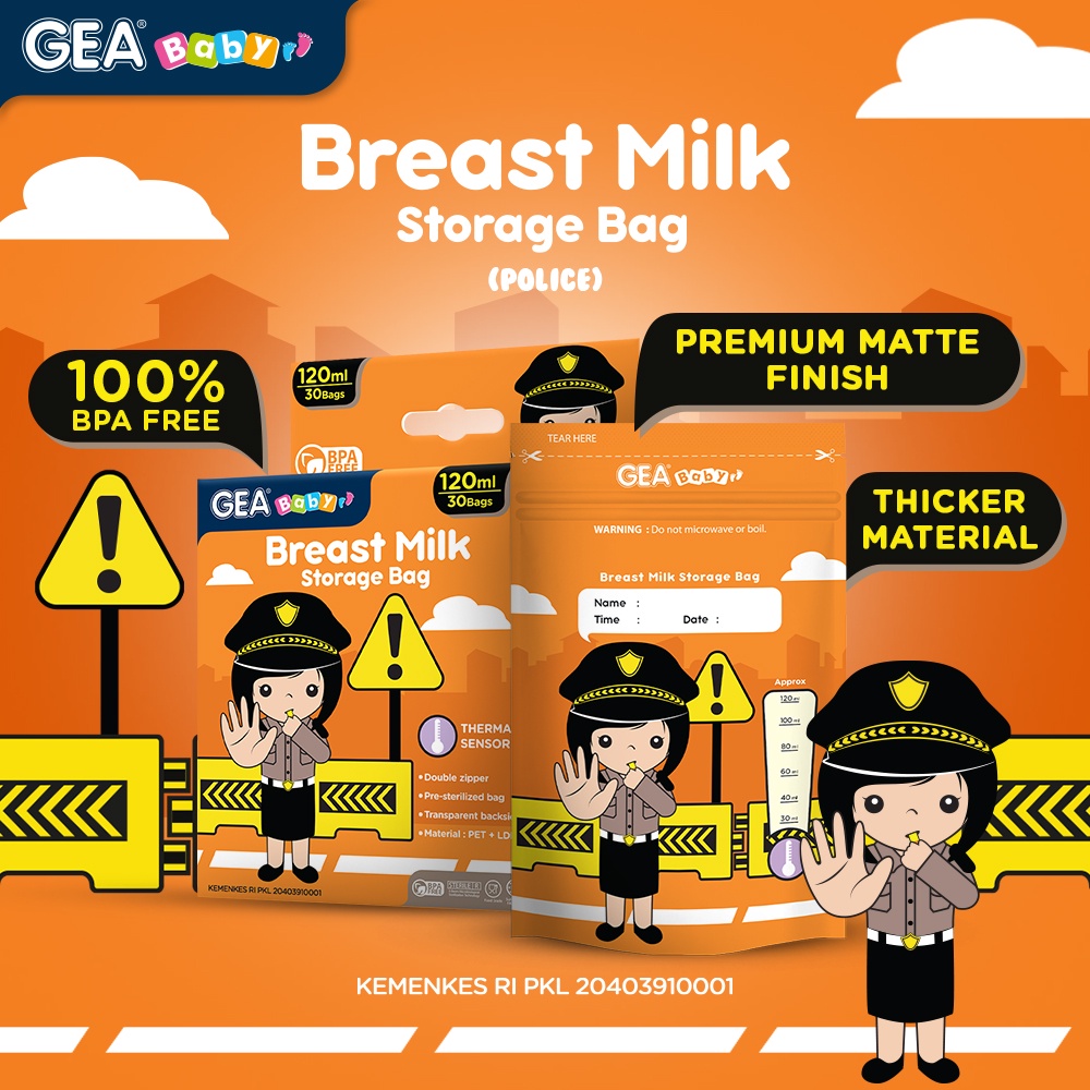 Kantong ASI GEA Baby 120mL Eceran Termurah