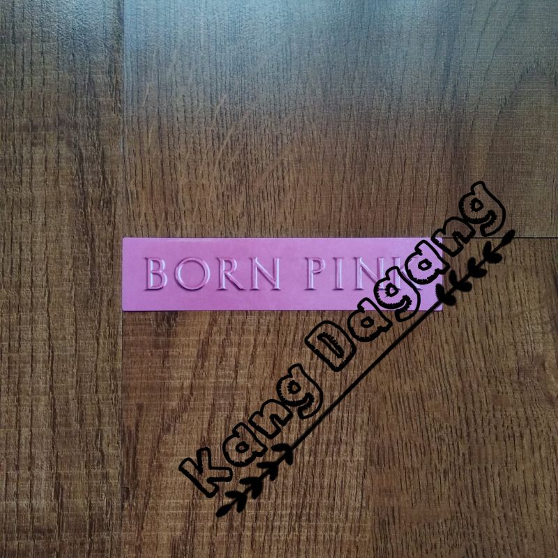 

FIRST PRESS STICKER // (BLACKPINK) - 2nd ALBUM [BORN PINK] BOX PINK ver.