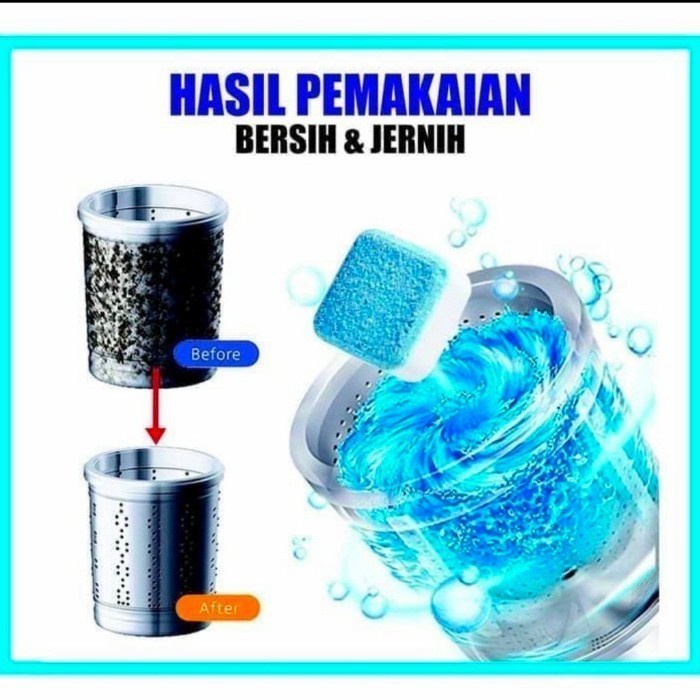 barokah gamis Bluesweeb Washing Machine Cleaner 20 PCS ORIGINAL