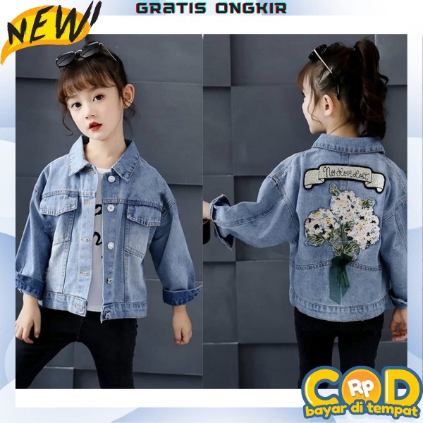 Jaket Jins Anak Import Jacket Levis Anak Jaket Anak Cewek Jacket Jins Ank Perempuan Jecket Jins Ank 